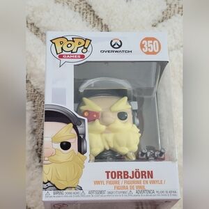 Funko Overwatch Torbjörn Pop! Figure with Yellow and Black